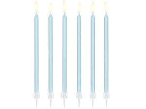 Light Blue Birthday Candles