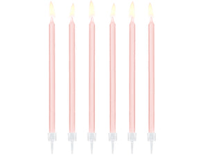 Light Pink Birthday Candles