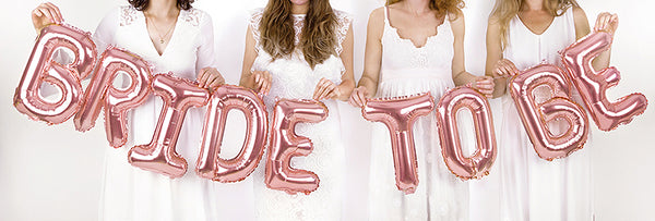 Bride to Be Foil Balloon Banner - A Little Confetti