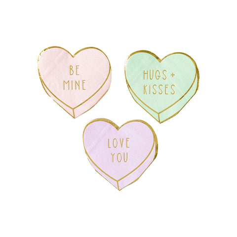 Candy Heart Small Napkins
