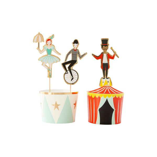 Carnival Baking Cups & Toppers