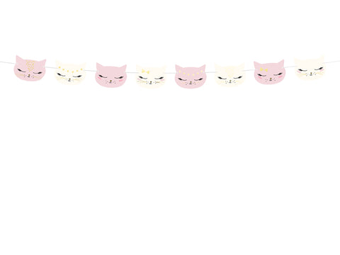 Mix of designs and colours garland cat available at A Little Confetti