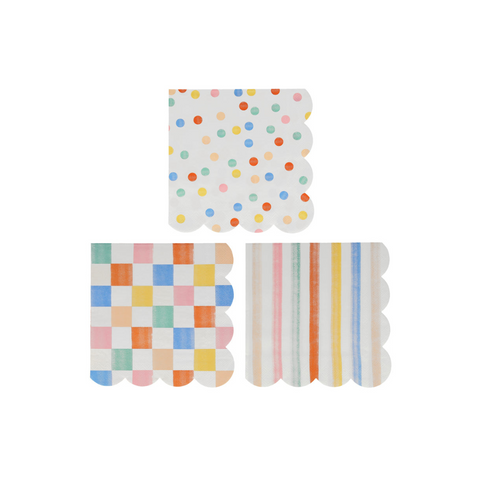 Colorful Pattern Small Napkins
