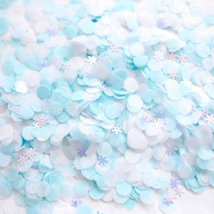 Frosty Snowflake Confetti