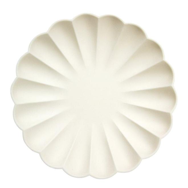 Meri Meri Simply Eco Large Cream Plates