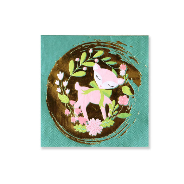 Deer / Woodland Small Napkins