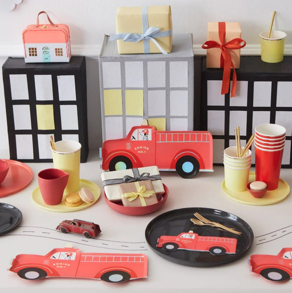 Fire Truck Party Plates