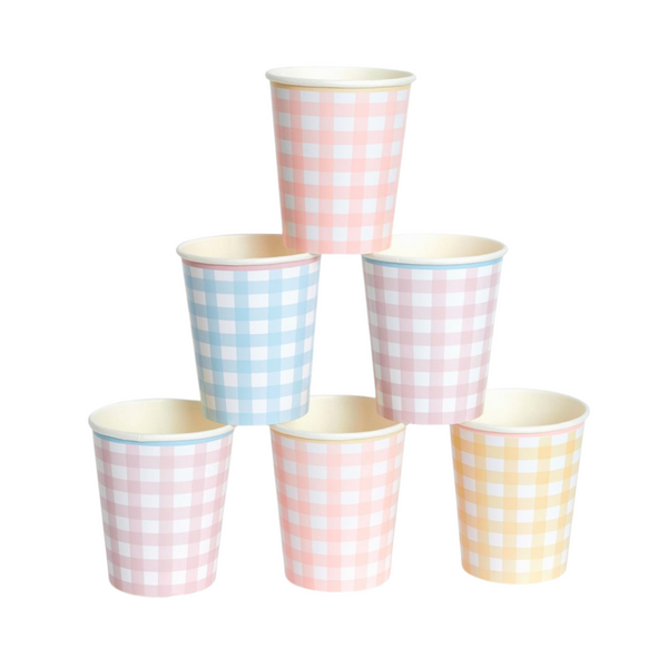 Colorful cups perfect for easter celebrations. sold at ALittleConfetti, By Meri Meri.