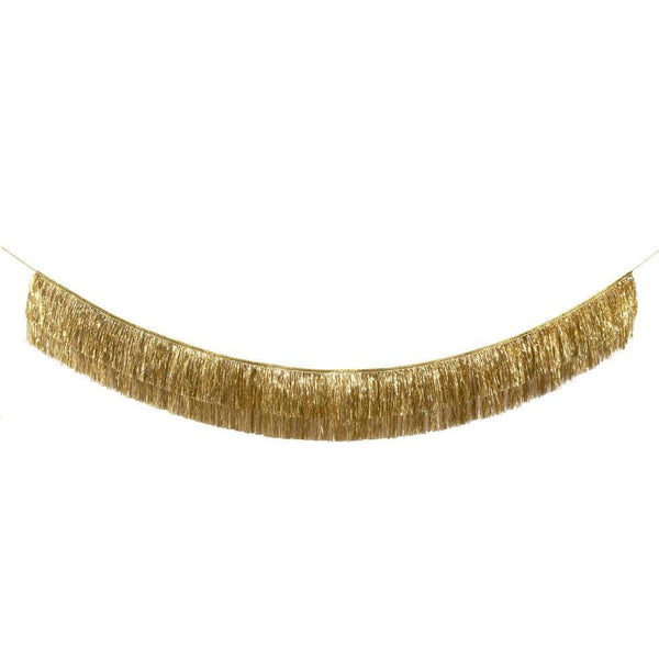 Gold Tinsel Fringe Garland