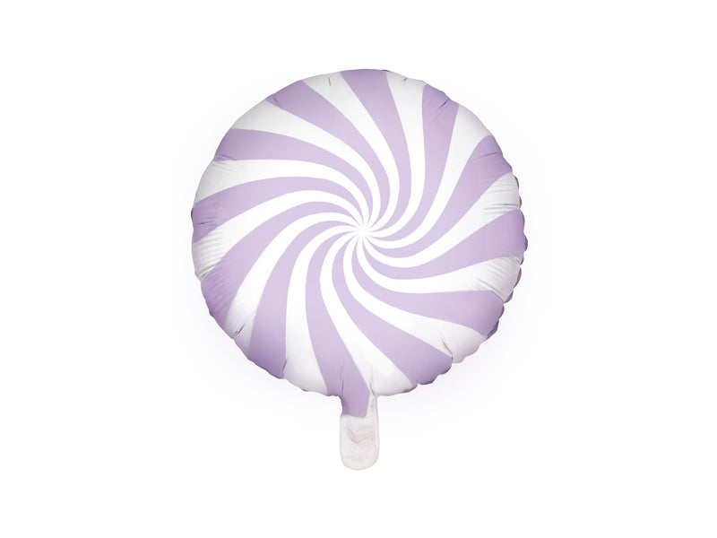Light Lilac Swirl Peppermint Candy Balloon
