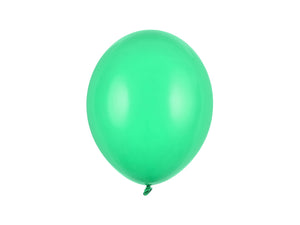 Pastel green latex balloons, sold at ALittleConfetti. By PartyDeco.