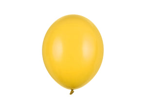 Yellow latex balloons sold at ALittleConfetti, by PartyDeco.