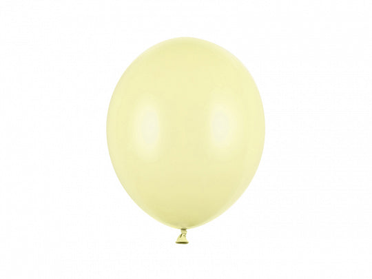 Pastel light yellow latex balloons, sold at ALittleConfetti. by Party Deco