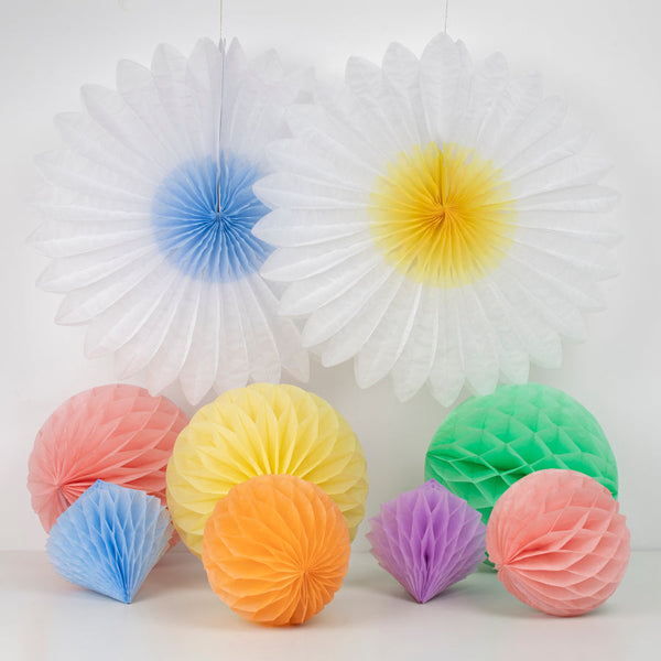 Pastel Honeycomb Decorating Kit