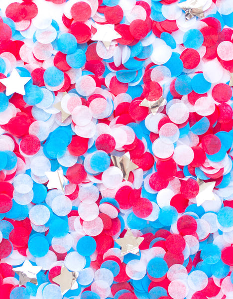 USA Patriotic Confetti Mini Pack