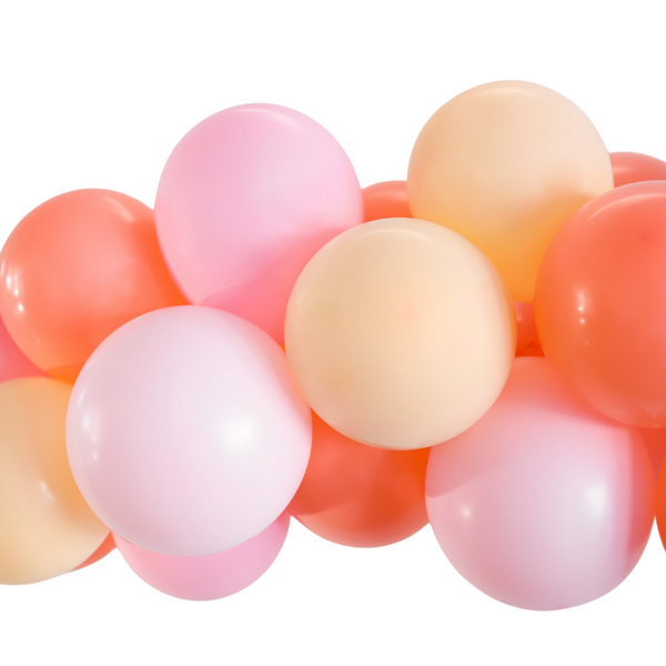 Peachy Perfect Balloon Garland
