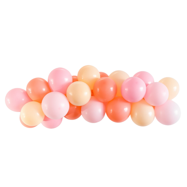 Peachy Perfect Balloon Garland