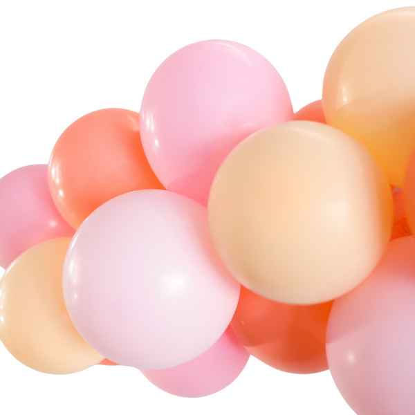 Peachy Perfect Balloon Garland