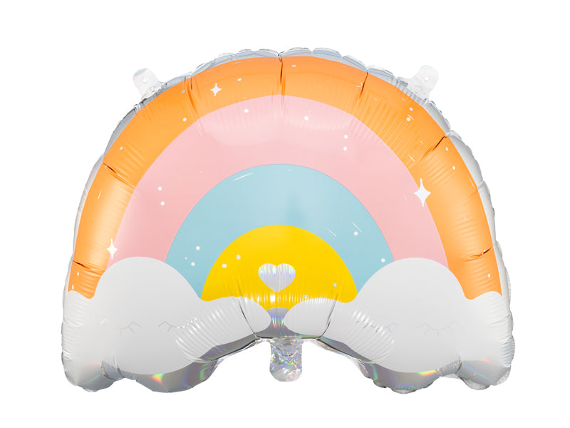 Rainbow Foil Balloons - A Little Confetti