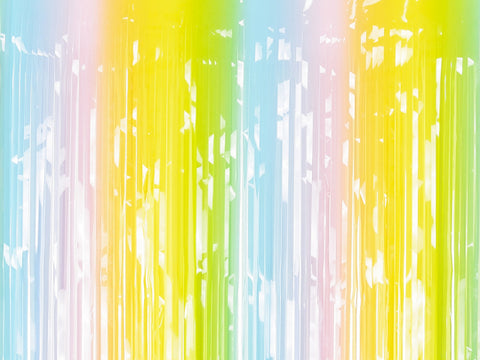 Rainbow backdrop perfect for any unicorn or rainbow themed party. sold at ALittleConfetti,by PartyDeco
