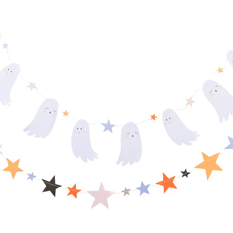 Trick or Treat Ghosts Banner Set