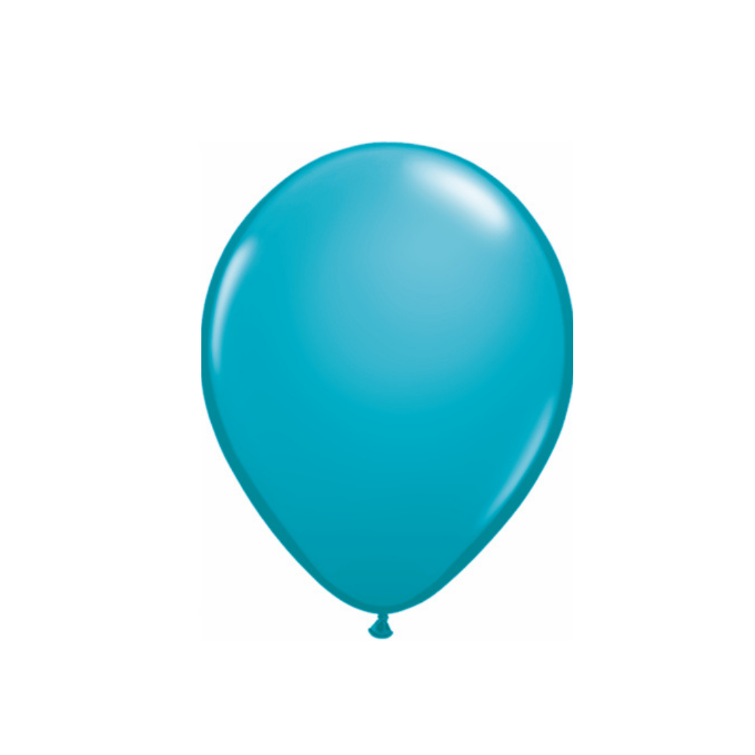 Tropical teal balloons - A Little Confetti