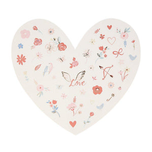 These little stickers make a fabulous Valentine's Day gift. Each set includes 5 sheets with 45 stickers on each. Stickers in shapes of hearts, flowers, arrows, birds. By Meri Meri, available at A Little Cofetti