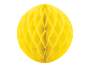 Yellow Honeycomb Balls