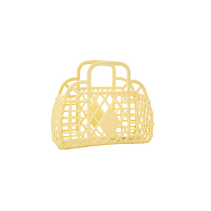 Yellow Mini Retro Basket