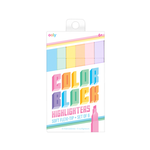 Color Block Pastel Markers - A Little Confetti