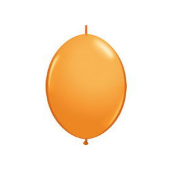 Fashion orange linkable balloons - A Little Confetti