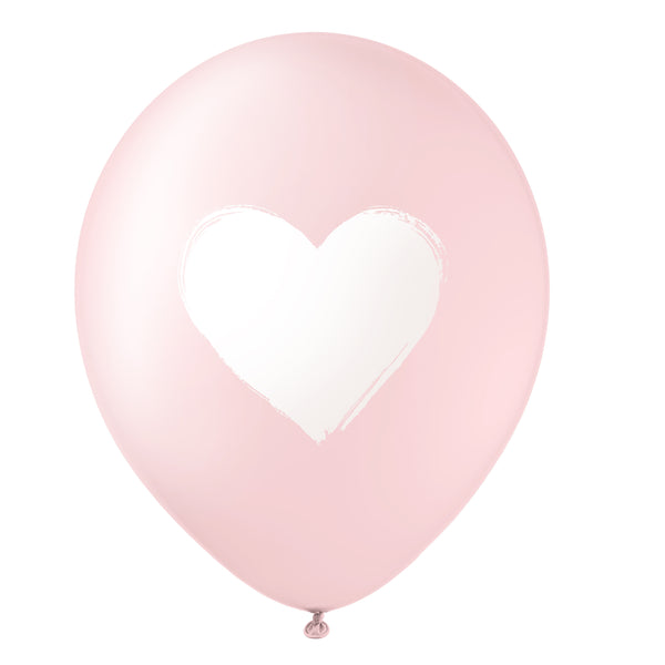 Pink heart balloons - A Little Confetti